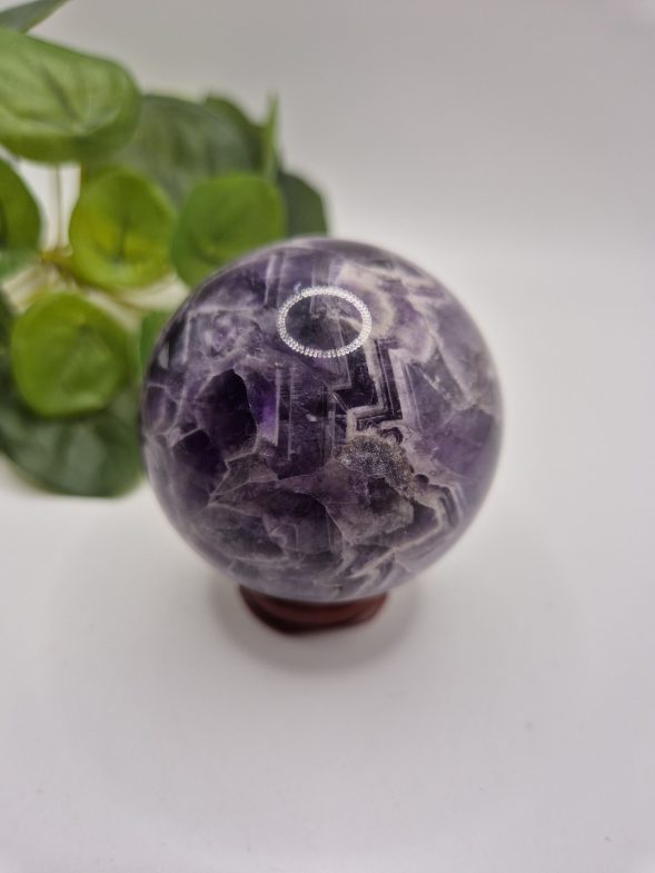 Sphere amethyste chevron