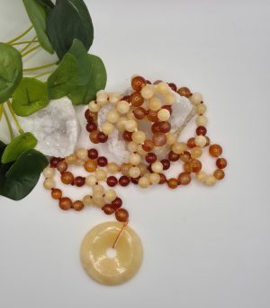 Mala cornaline calcite orange