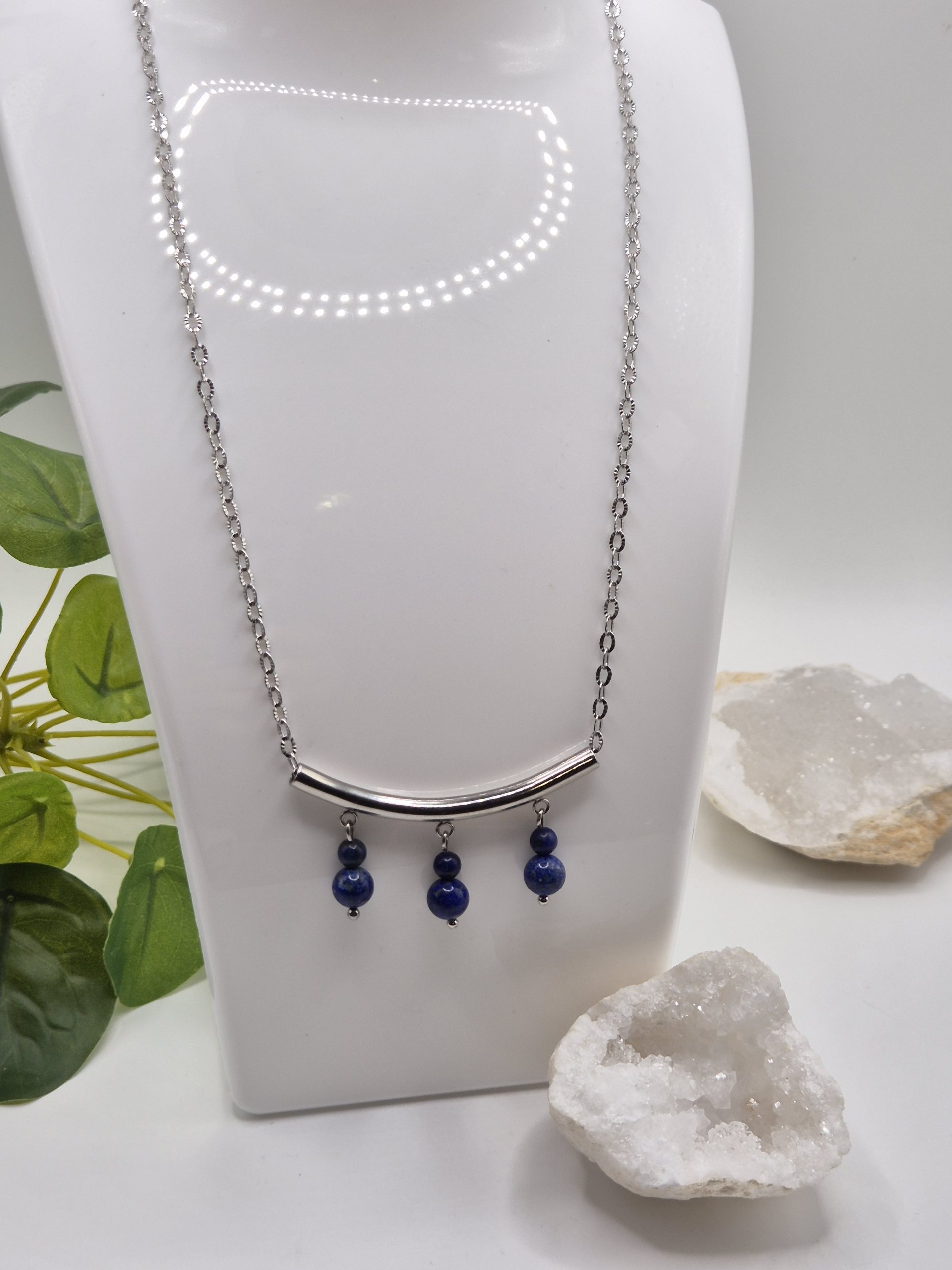 collier lapis lazuli