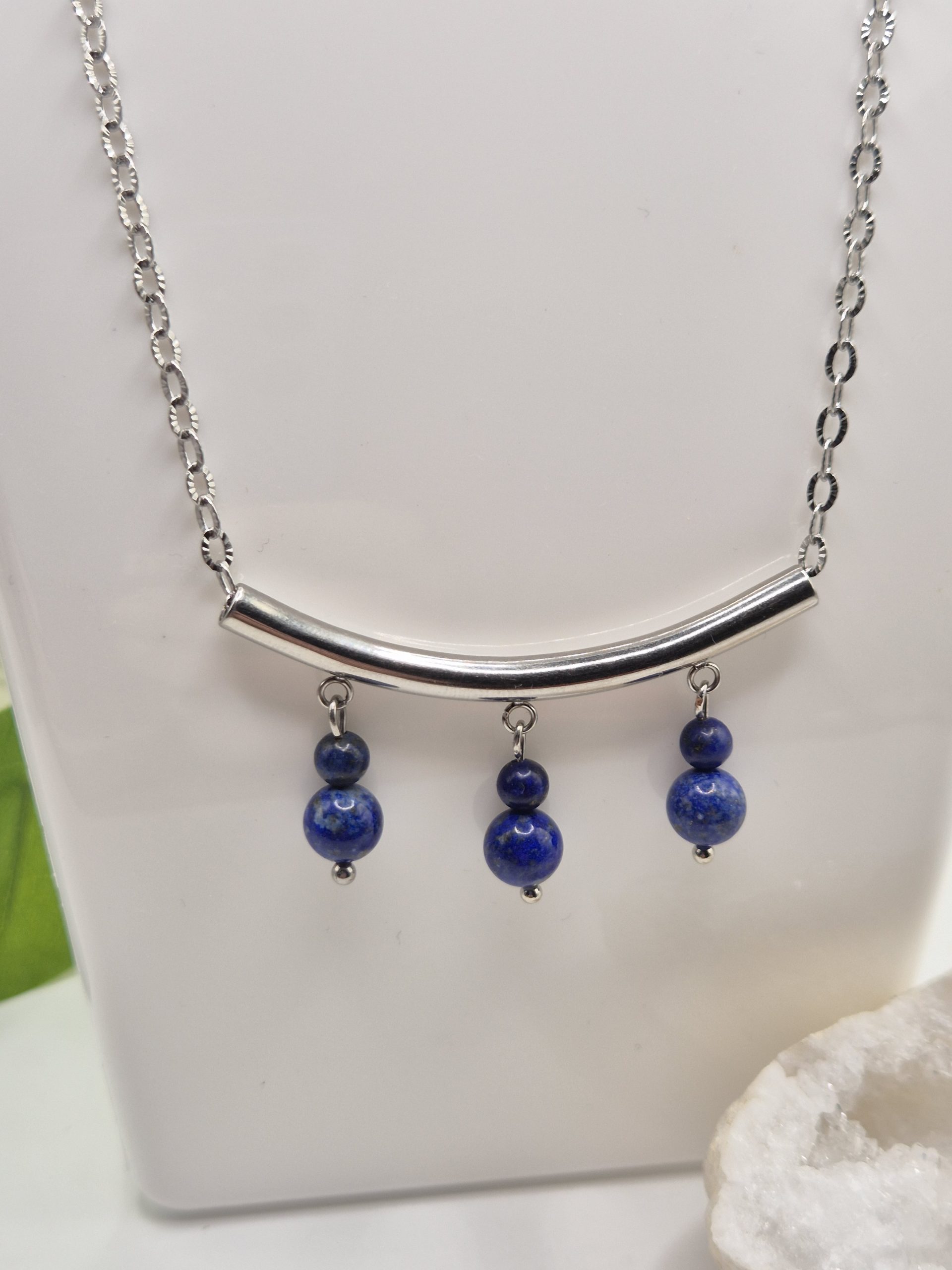 collier lapis lazuli