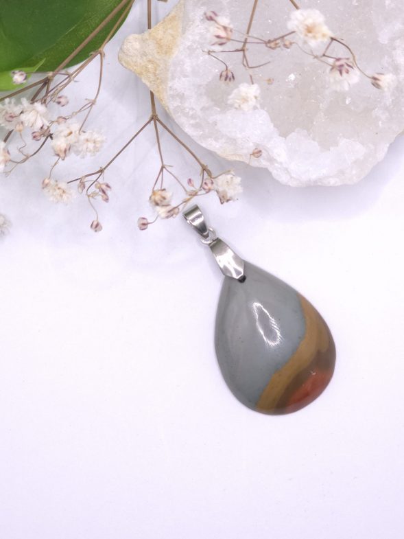 Pendentif jaspe polychrome – Image 4