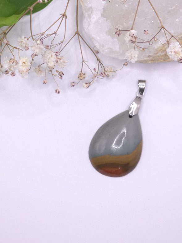 Pendentif jaspe polychrome – Image 3