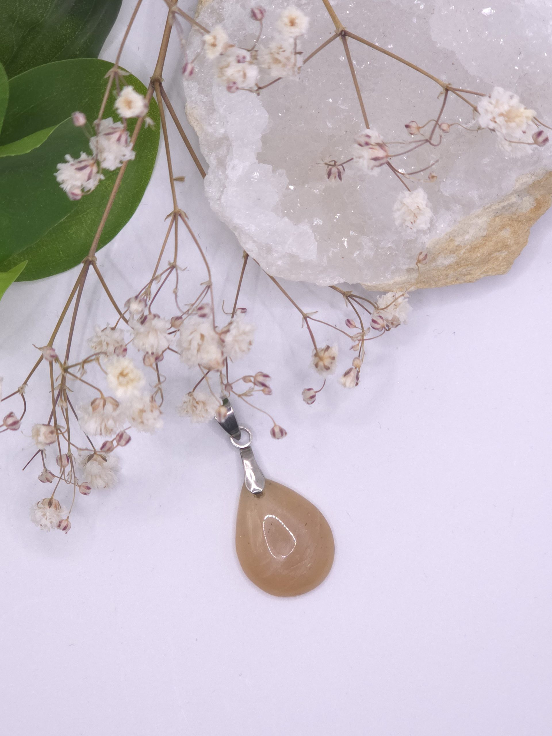 Pendentif pierre de lune