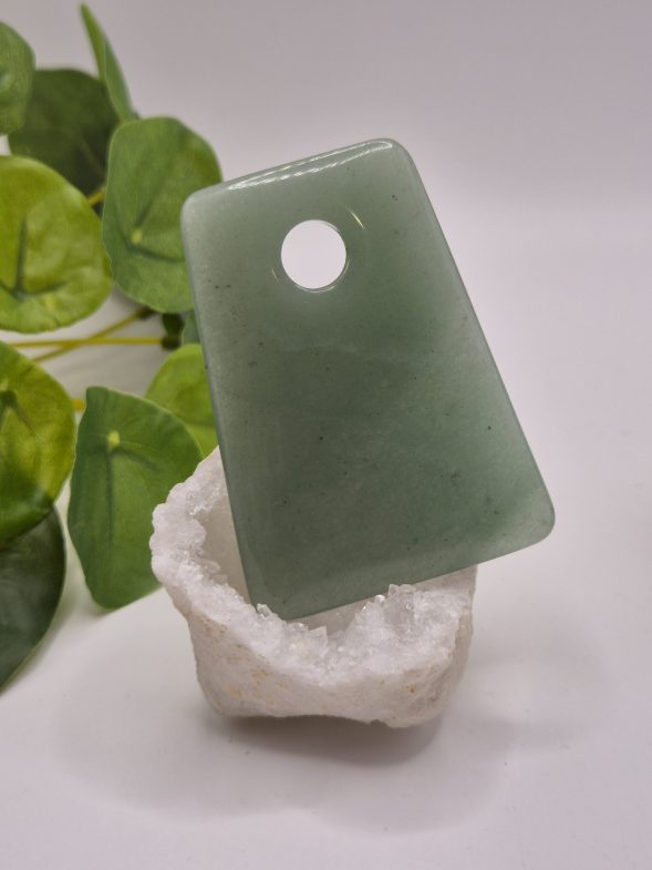 Pendentif XL aventurine verte