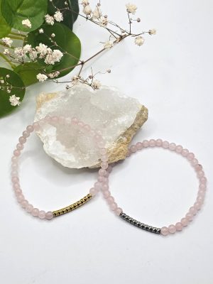 Bracelet quartz rose