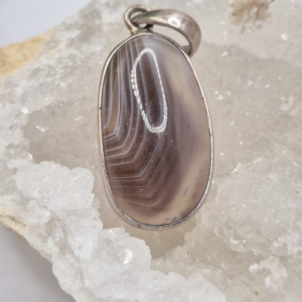 Pendentif agate botswana – Image 4