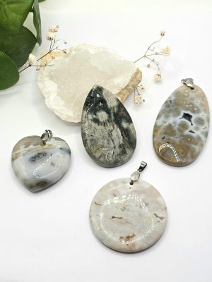 Pendentif Jaspe Ocean