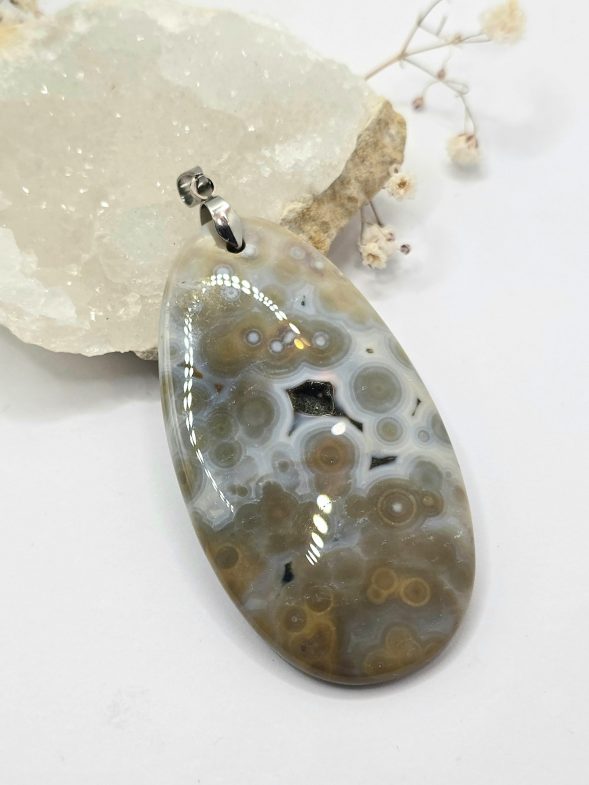 Pendentif Jaspe Ocean – Image 3
