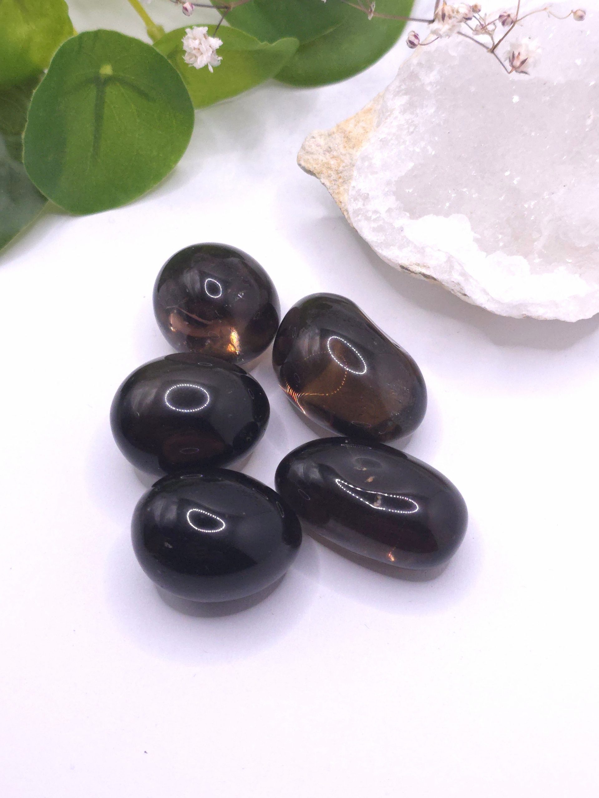 Pierre roulée Quartz Fumé