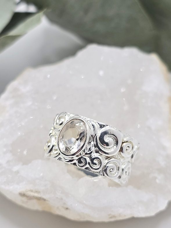 Bague Topaze blanche – Image 3