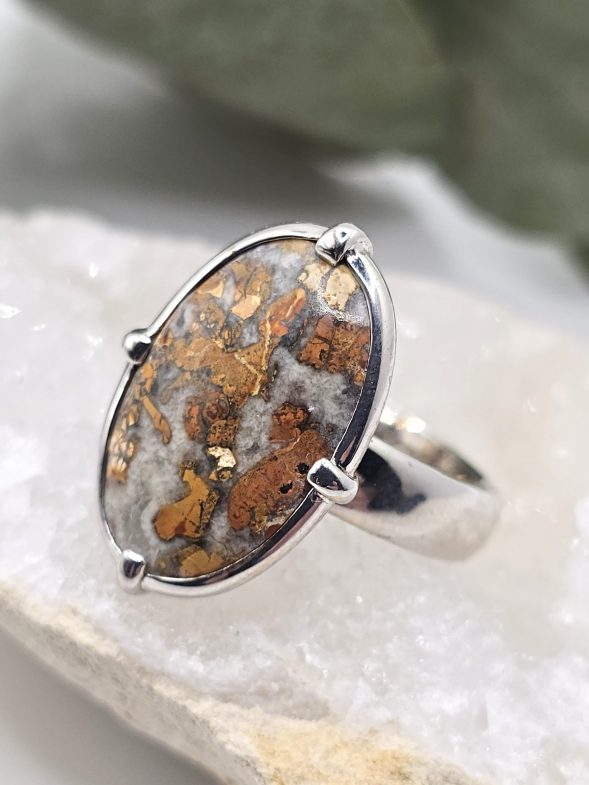 Bague jaspe maligano