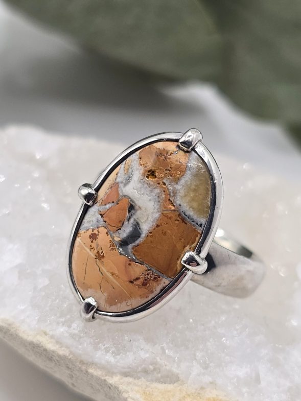 Bague jaspe maligano – Image 3