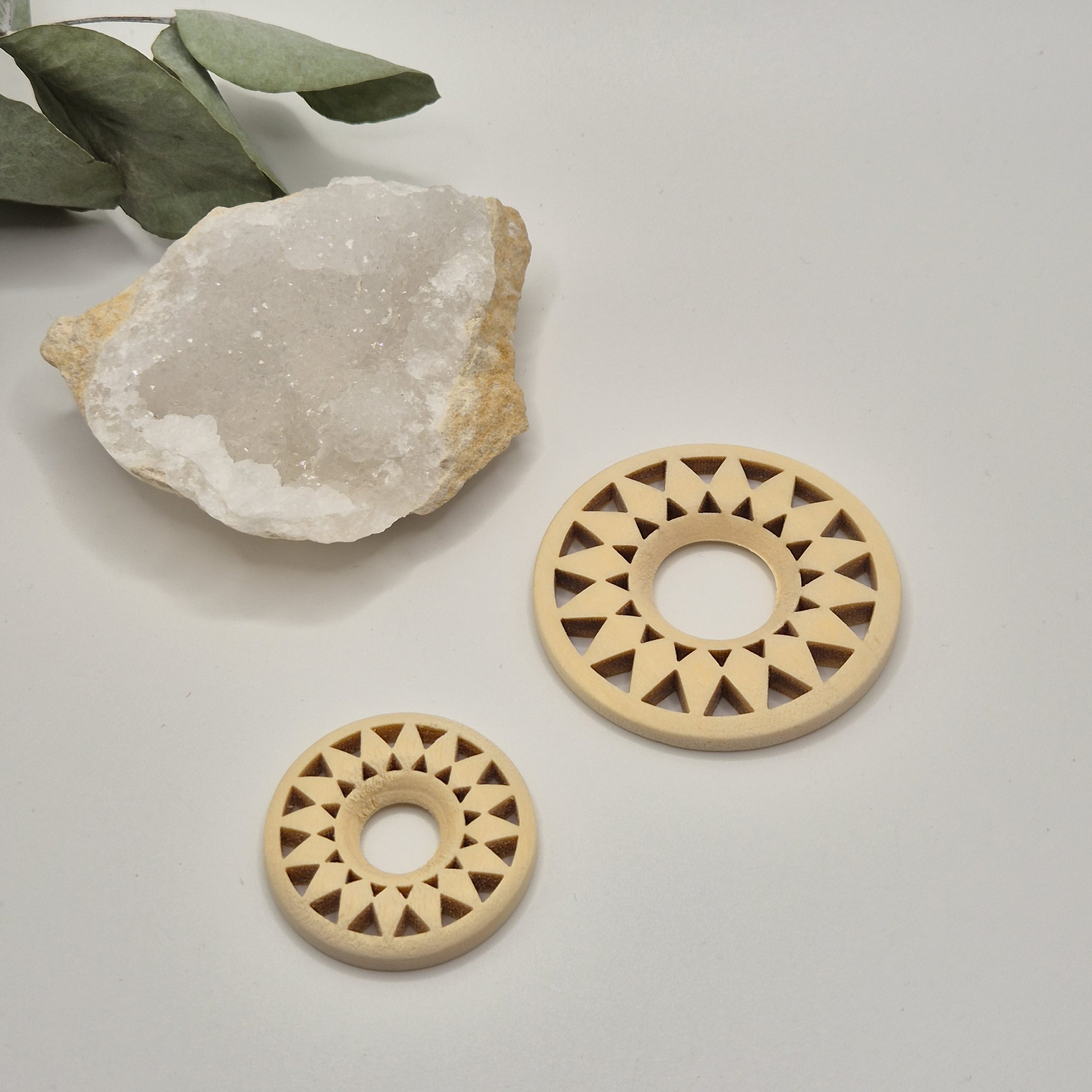 Support de sphere en bois