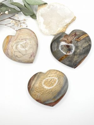 Coeur jaspe polychrome