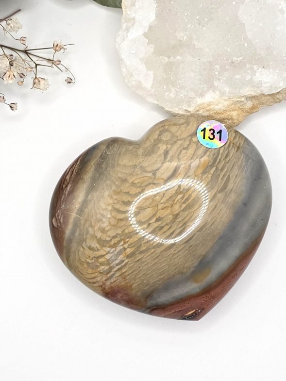 Coeur jaspe polychrome – Image 5
