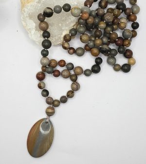Mala jaspe polychrome