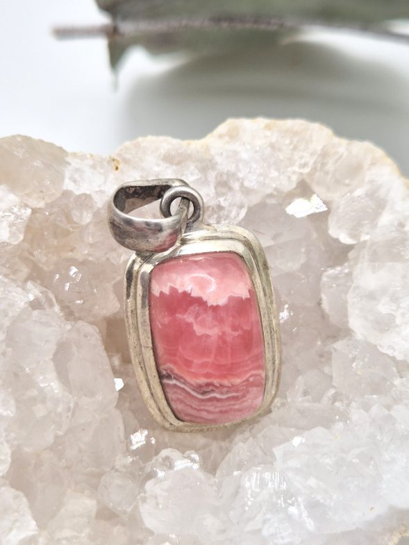 Pendentif en Rhodochrosite