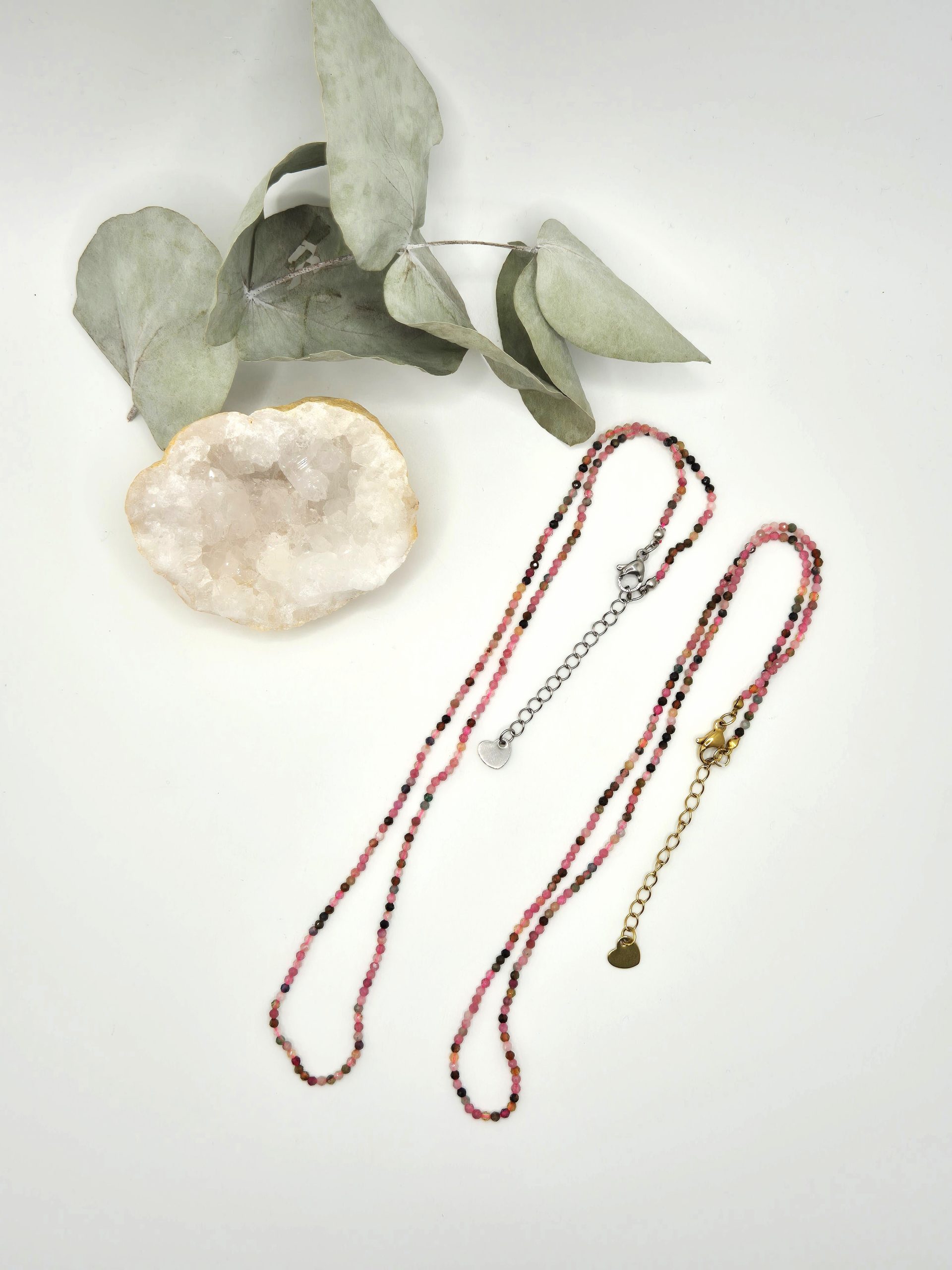 Collier tourmaline multicolore