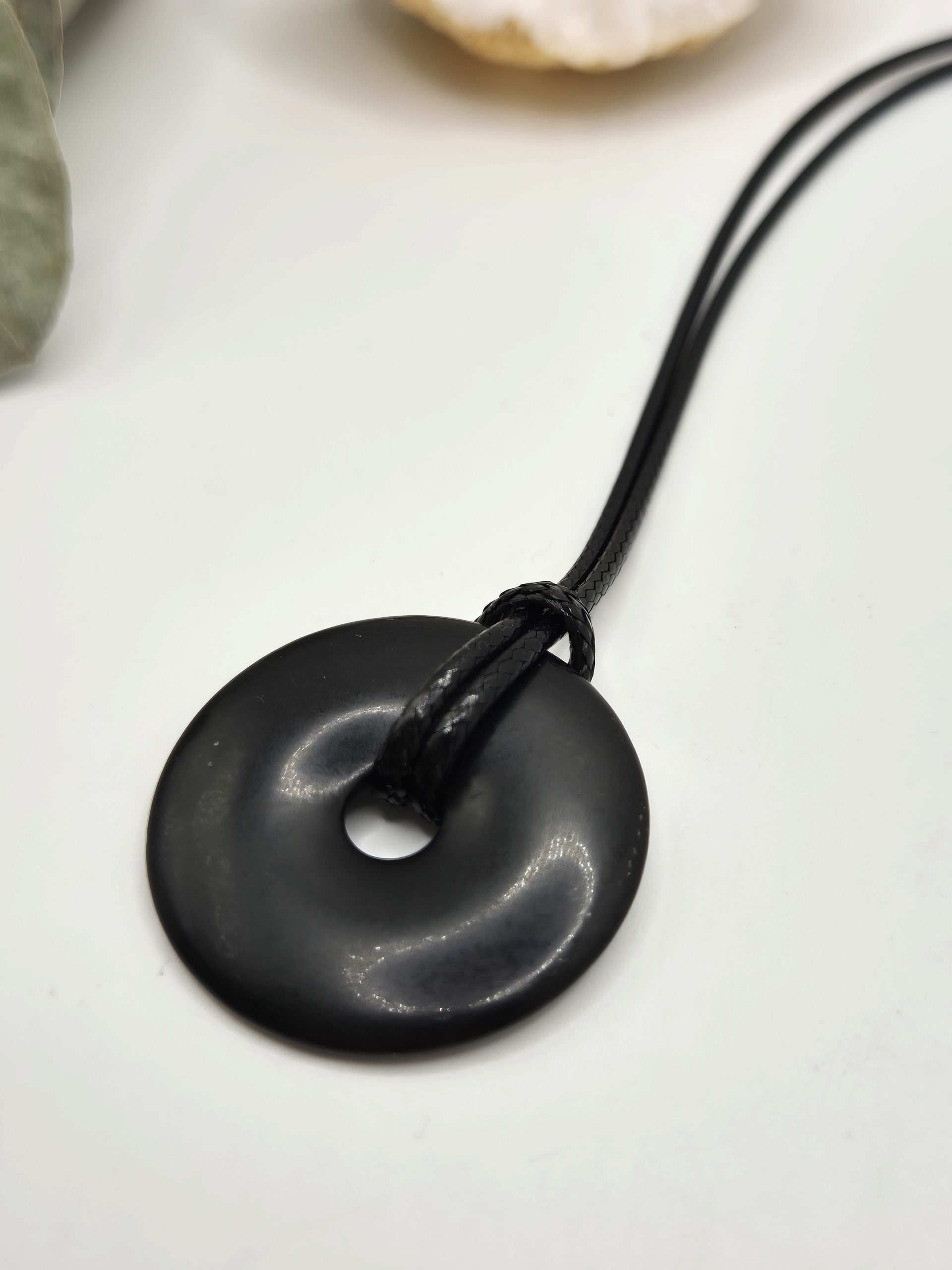 Collier Donut en Shungite – Image 2