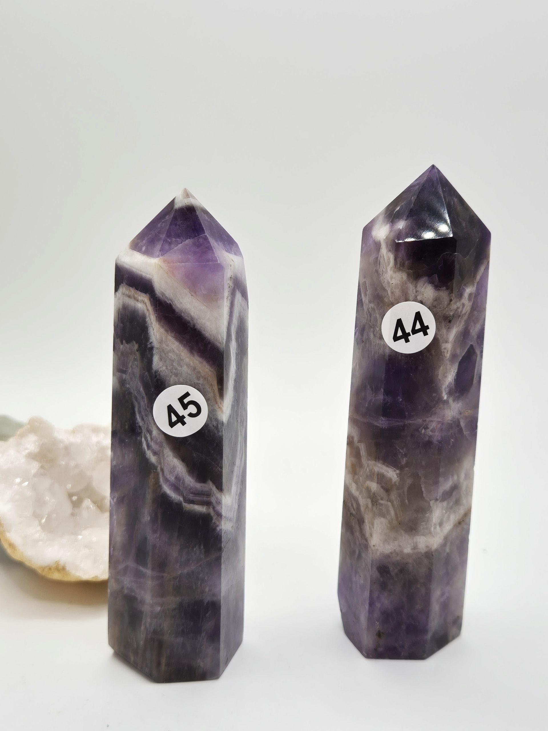 Prisme en Améthyste Chevrons – Image 2