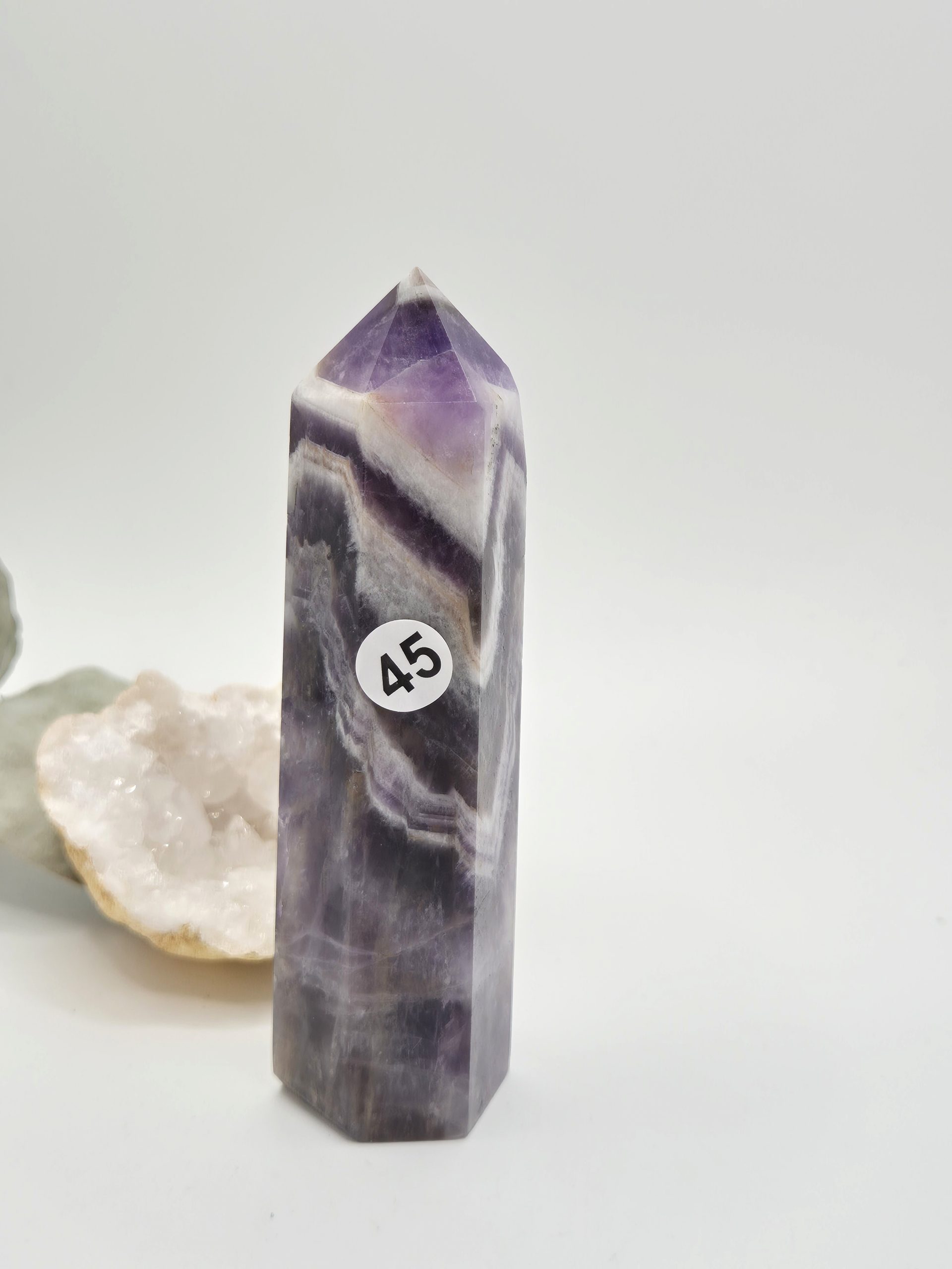 Prisme en Améthyste Chevrons – Image 3