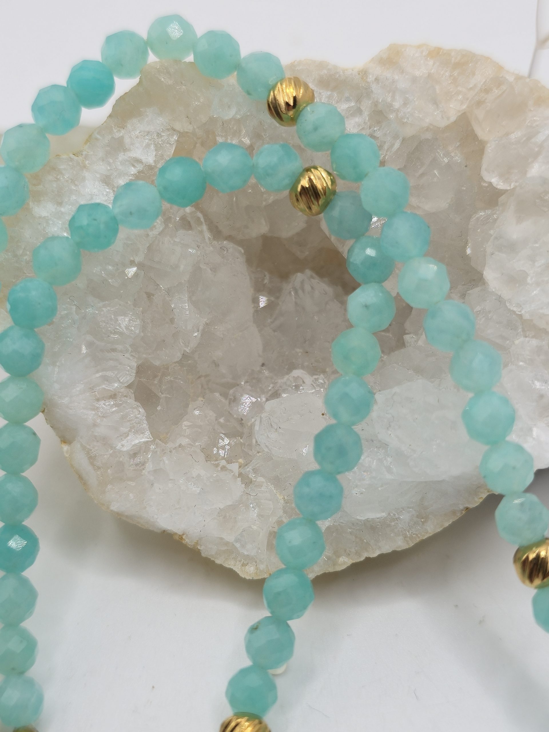 Collier Amazonite Unalome – Image 2