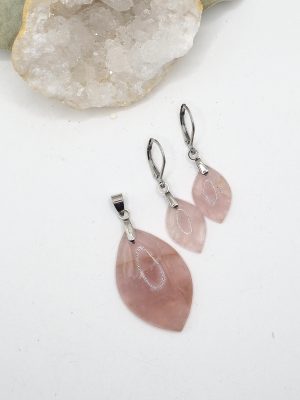 Parure Quartz Rose