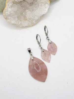 Parure Quartz Rose