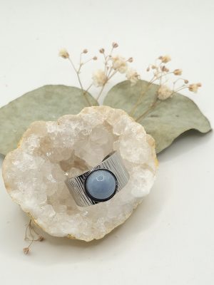 Bague angélite en acier inoxydable