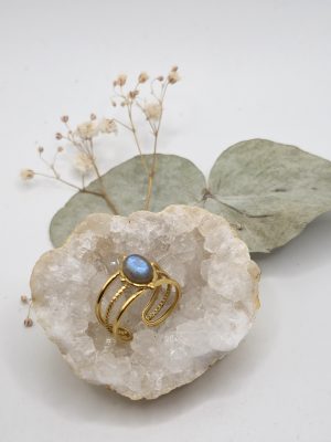 Bague en Labradorite