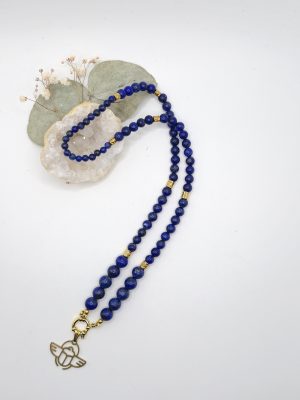 Collier Lapis Lazuli & Scarabée