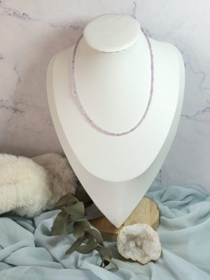Collier Kunzite Facettée