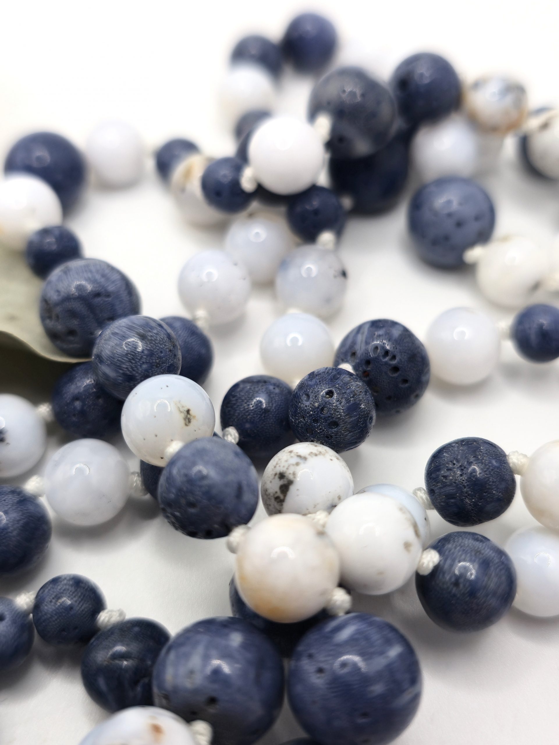 Mala Corail Bleu d'Indonésie et Opale Dendritique – Image 4