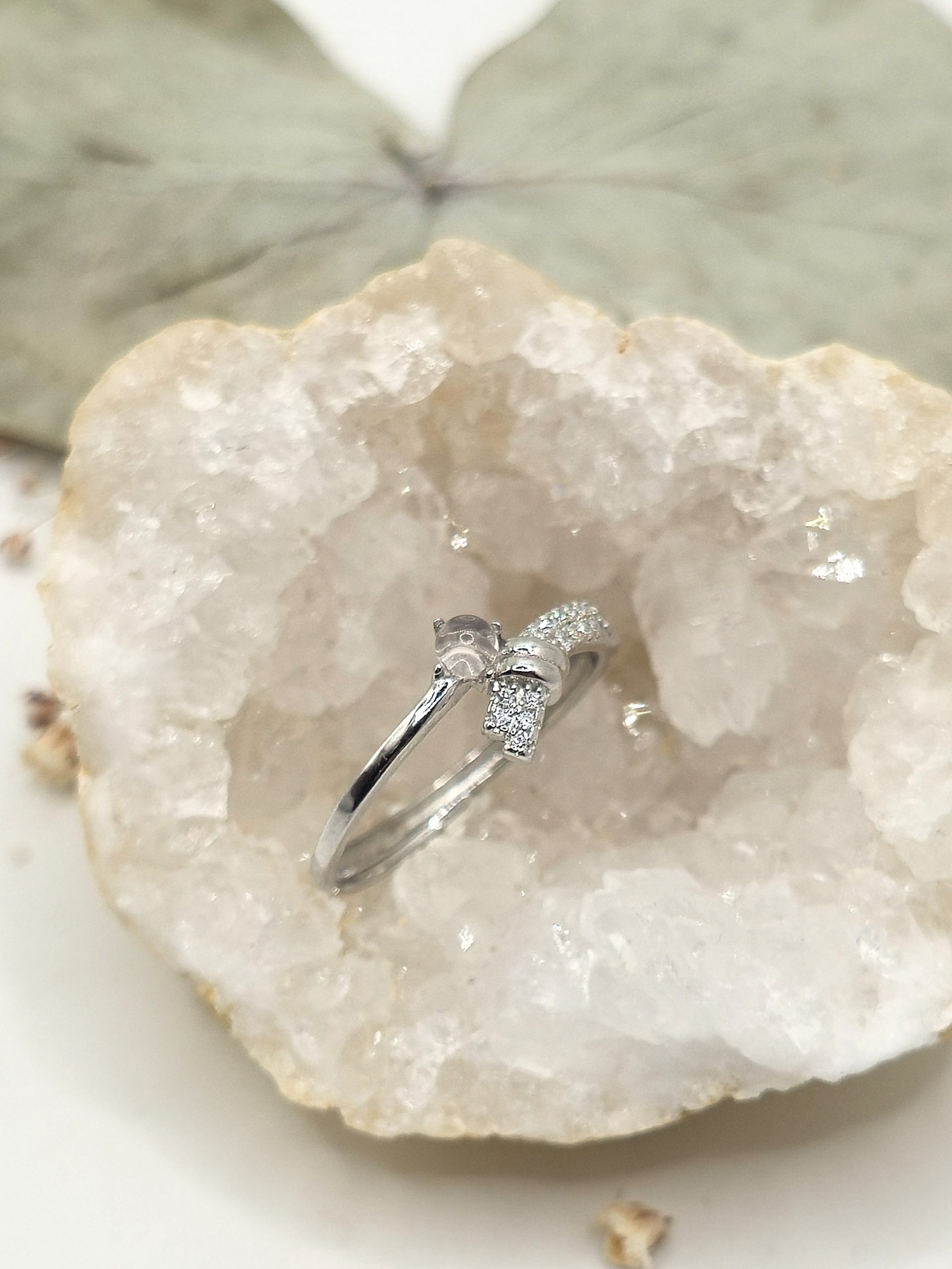 Bague Quartz Rose en Argent 925 – Image 8