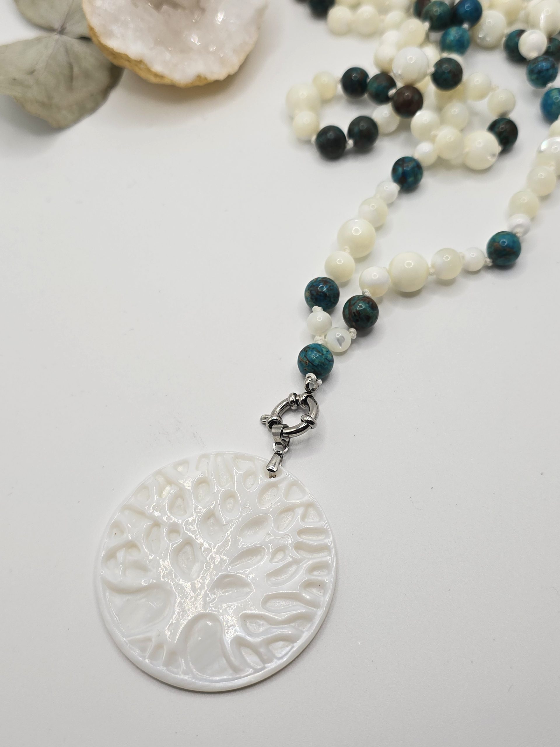 Mala Chrysocolle et Nacre – Image 2